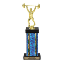 Custom Weightlifting Trophy - Type F Series 3633 - Anderson Trophy Co.