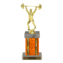Custom Weightlifting Trophy - Type F Series 3633 - Anderson Trophy Co.