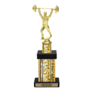 Custom Weightlifting Trophy - Type G Series 3633 - Anderson Trophy Co.