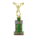 Custom Weightlifting Trophy - Type G Series 3633 - Anderson Trophy Co.