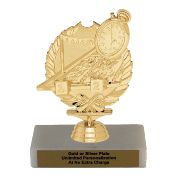 Custom Wreath Swim Trophy - Type A Series 33074 - Anderson Trophy Co.