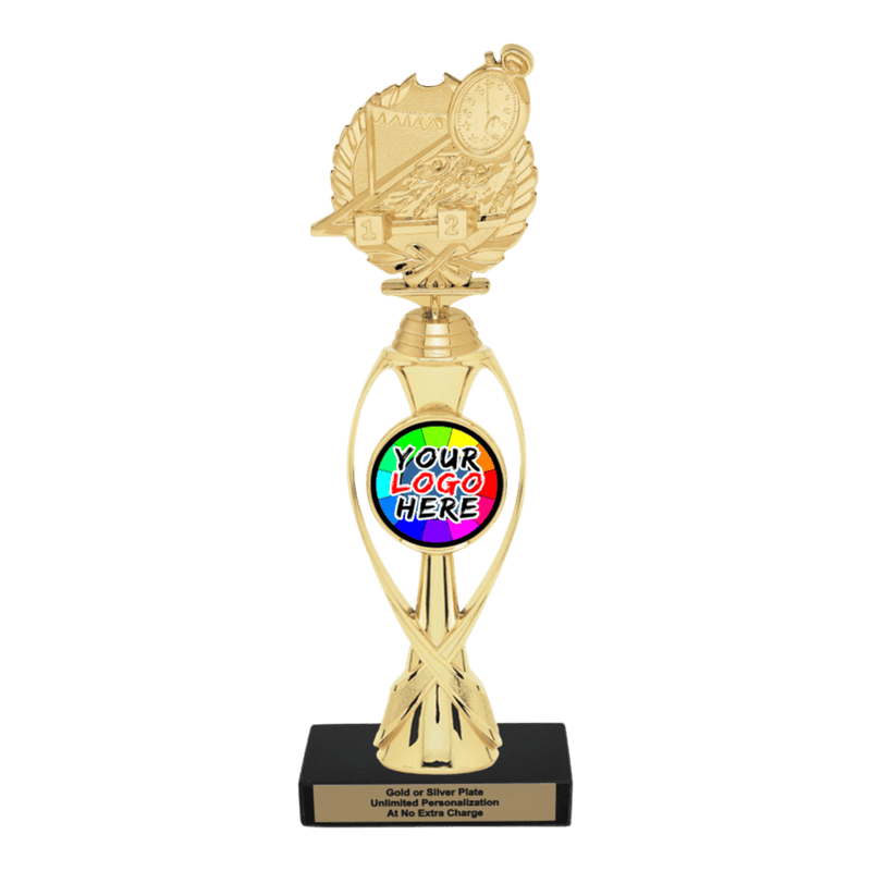 Custom Wreath Swim Trophy - Type B Series 33074/36013 - Anderson Trophy Co.