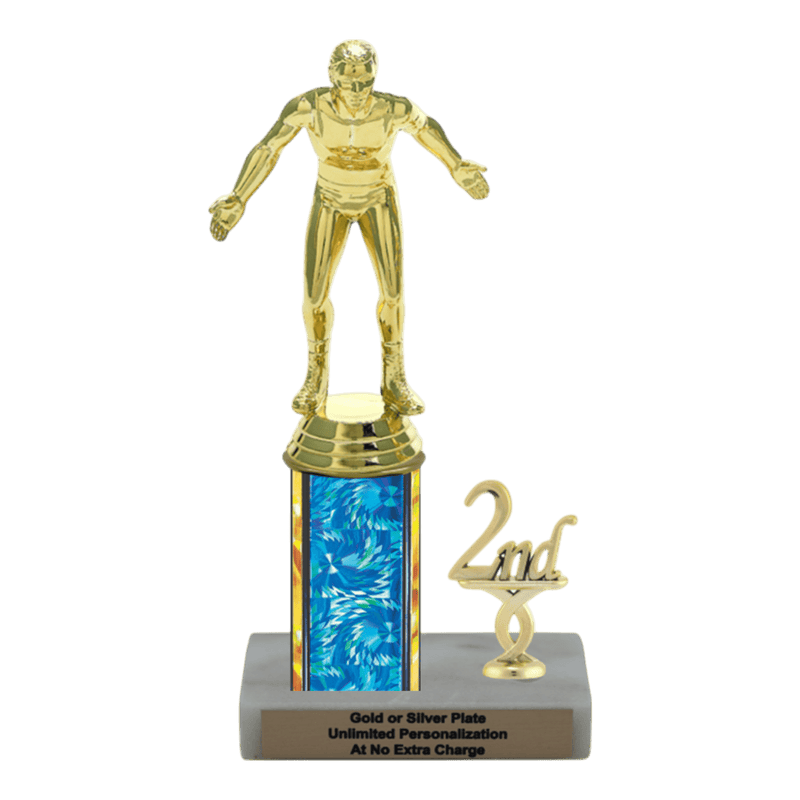 Custom Wrestling Trophy - Type L Series 3510 - Anderson Trophy Co.