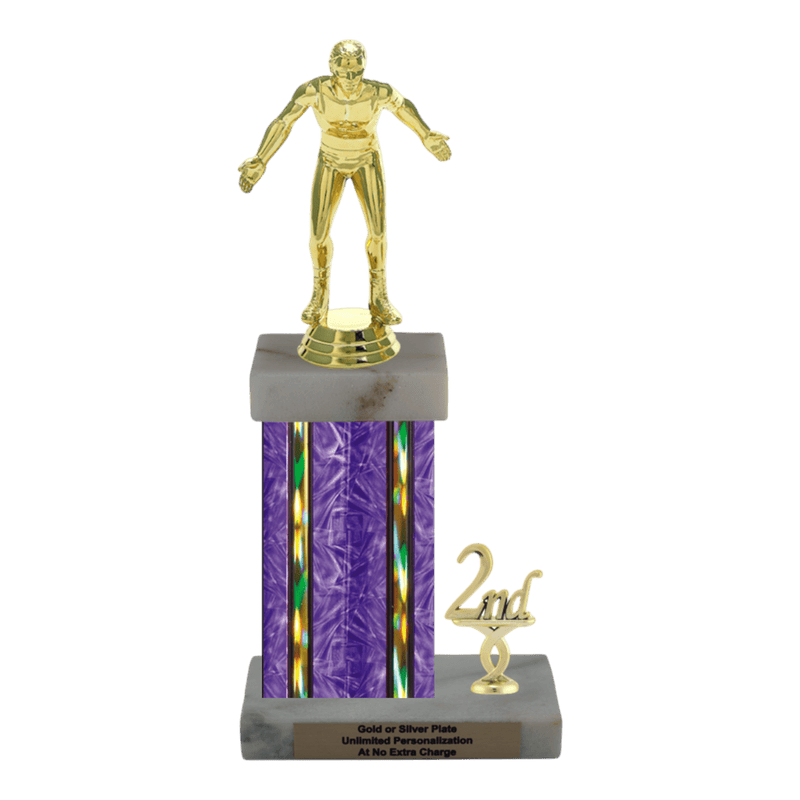 Custom Wrestling Trophy - Type N Series 3510 - Anderson Trophy Co.