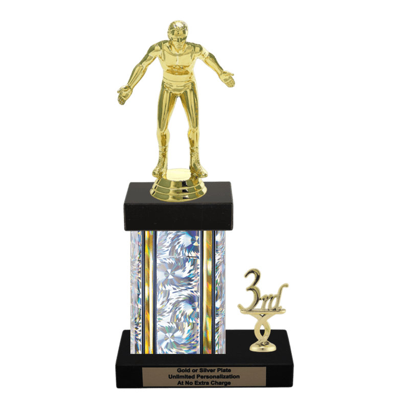 Custom Wrestling Trophy - Type N Series 3510 - Anderson Trophy Co.