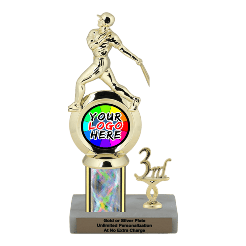 Customizable Insert Baseball Trophy - Type L Series 35703 - Anderson Trophy Co.