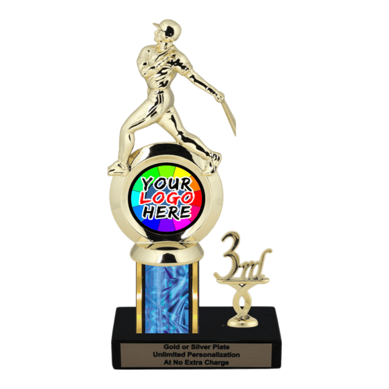 Customizable Insert Baseball Trophy - Type L Series 35703 - Anderson Trophy Co.