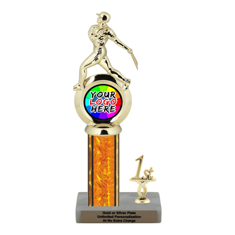 Customizable Insert Baseball Trophy - Type L Series 35703 - Anderson Trophy Co.