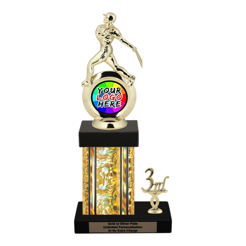 Customizable Insert Baseball Trophy - Type N Series 35703 - Anderson Trophy Co.