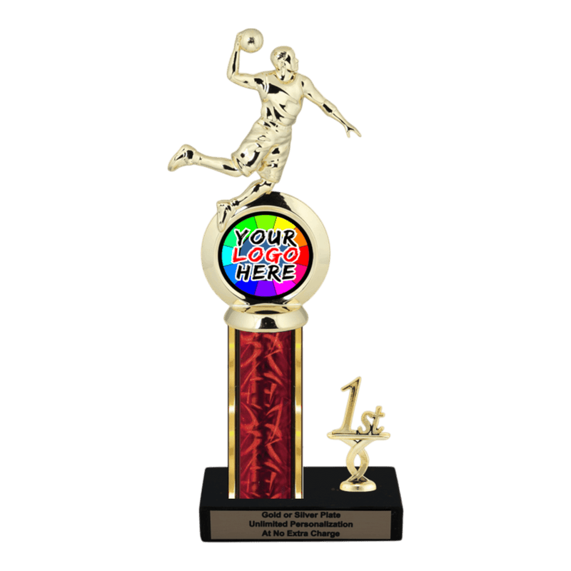 Customizable Insert Basketball Trophy - Type L Series 35705 - Anderson Trophy Co.