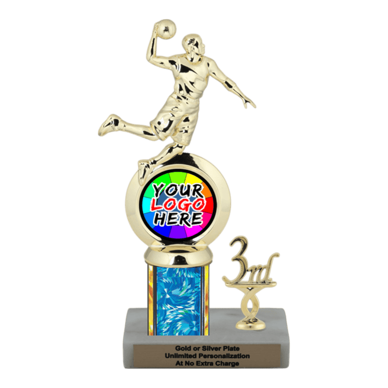 Customizable Insert Basketball Trophy - Type L Series 35705 - Anderson Trophy Co.