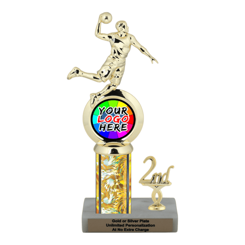 Customizable Insert Basketball Trophy - Type L Series 35705 - Anderson Trophy Co.