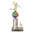 Customizable Insert Basketball Trophy - Type L Series 35705 - Anderson Trophy Co.