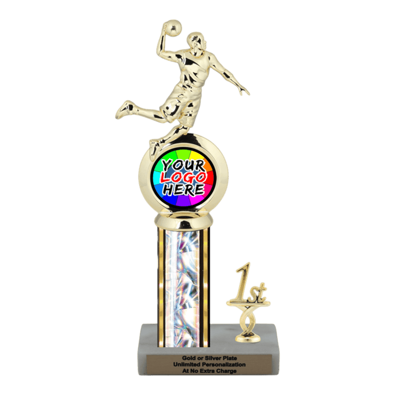 Customizable Insert Basketball Trophy - Type L Series 35705 - Anderson Trophy Co.