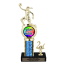 Customizable Insert Basketball Trophy - Type L Series 35705 - Anderson Trophy Co.