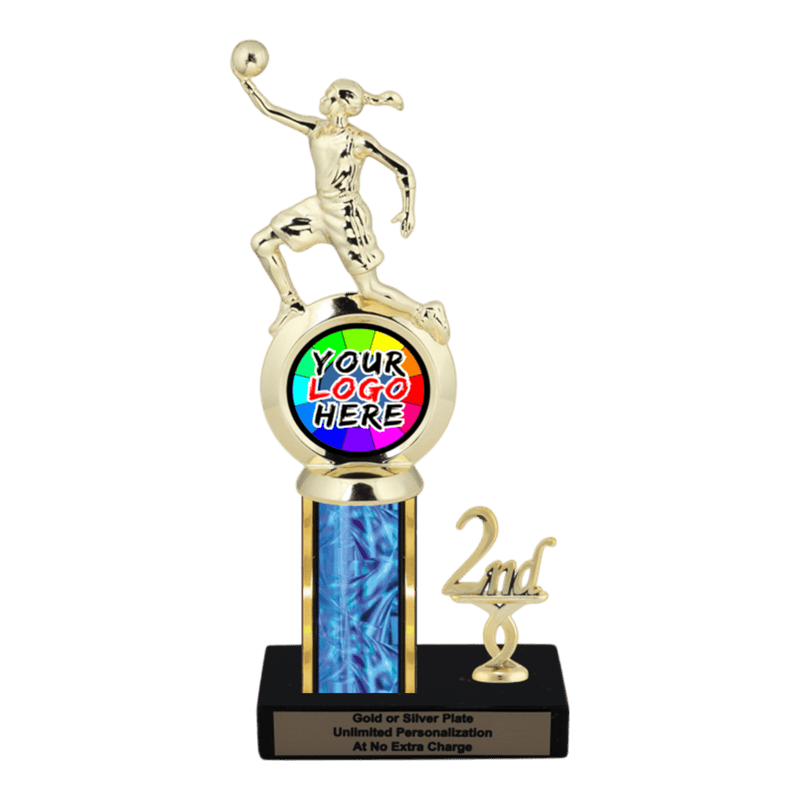 Customizable Insert Basketball Trophy - Type L Series 35705 - Anderson Trophy Co.