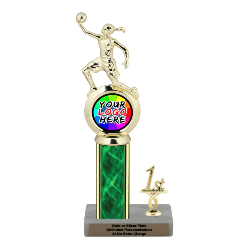 Customizable Insert Basketball Trophy - Type L Series 35705 - Anderson Trophy Co.