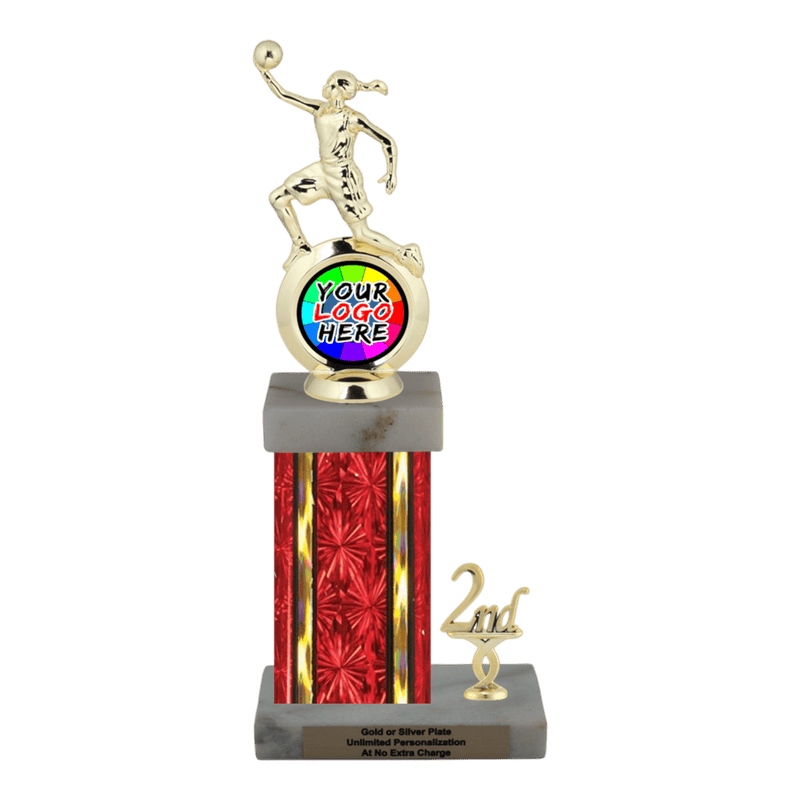 Customizable Insert Basketball Trophy - Type N Series 35705 - Anderson Trophy Co.