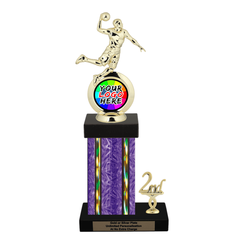 Customizable Insert Basketball Trophy - Type N Series 35705 - Anderson Trophy Co.