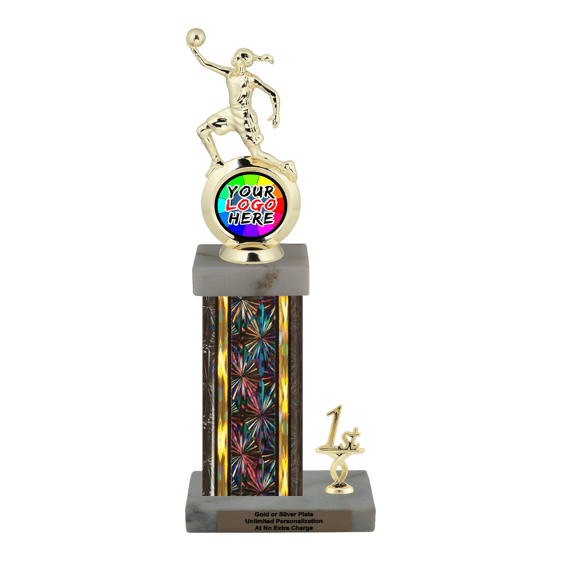 Customizable Insert Basketball Trophy - Type N Series 35705 - Anderson Trophy Co.