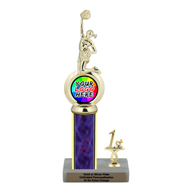 Customizable Insert Cheer Trophy - Type L Series 35706 - Anderson Trophy Co.