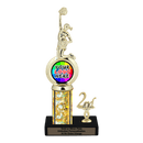 Customizable Insert Cheer Trophy - Type L Series 35706 - Anderson Trophy Co.