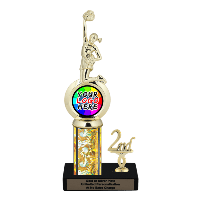 Customizable Insert Cheer Trophy - Type L Series 35706 - Anderson Trophy Co.