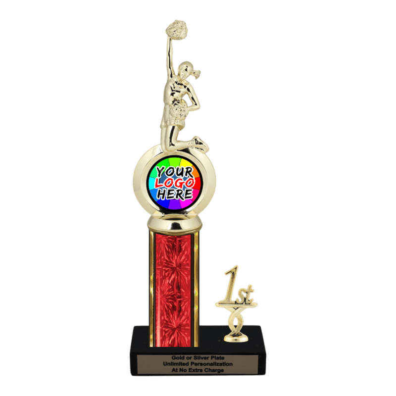 Customizable Insert Cheer Trophy - Type L Series 35706 - Anderson Trophy Co.