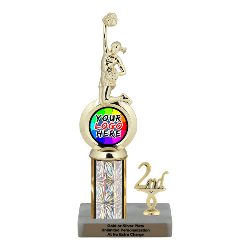 Customizable Insert Cheer Trophy - Type L Series 35706 - Anderson Trophy Co.