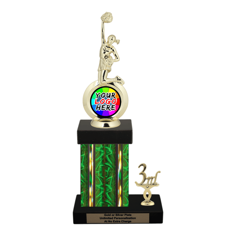 Customizable Insert Cheer Trophy - Type N Series 35706 - Anderson Trophy Co.