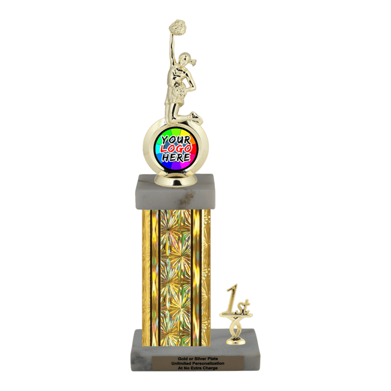 Customizable Insert Cheer Trophy - Type N Series 35706 - Anderson Trophy Co.