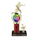 Customizable Insert Flag Football Trophy - Type L Series 35745 - Anderson Trophy Co.