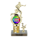 Customizable Insert Flag Football Trophy - Type L Series 35745 - Anderson Trophy Co.