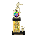 Customizable Insert Flag Football Trophy - Type N Series 35745 - Anderson Trophy Co.