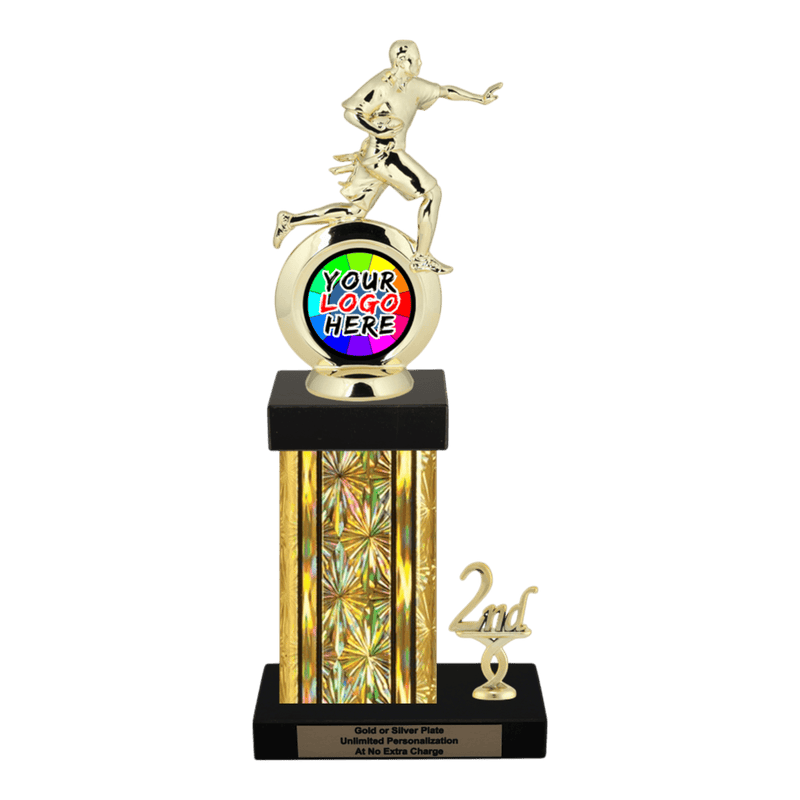 Customizable Insert Flag Football Trophy - Type N Series 35745 - Anderson Trophy Co.