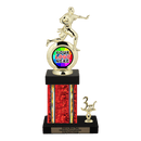 Customizable Insert Flag Football Trophy - Type N Series 35745 - Anderson Trophy Co.