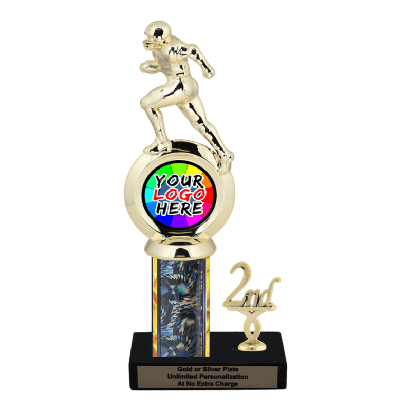 Customizable Insert Football Trophy - Type L Series 35700 - Anderson Trophy Co.