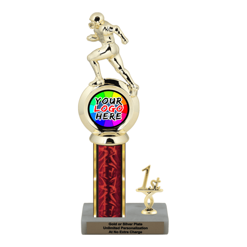 Customizable Insert Football Trophy - Type L Series 35700 - Anderson Trophy Co.