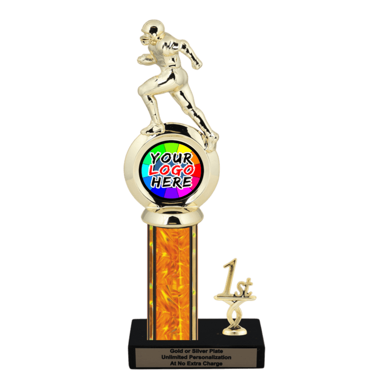 Customizable Insert Football Trophy - Type L Series 35700 - Anderson Trophy Co.