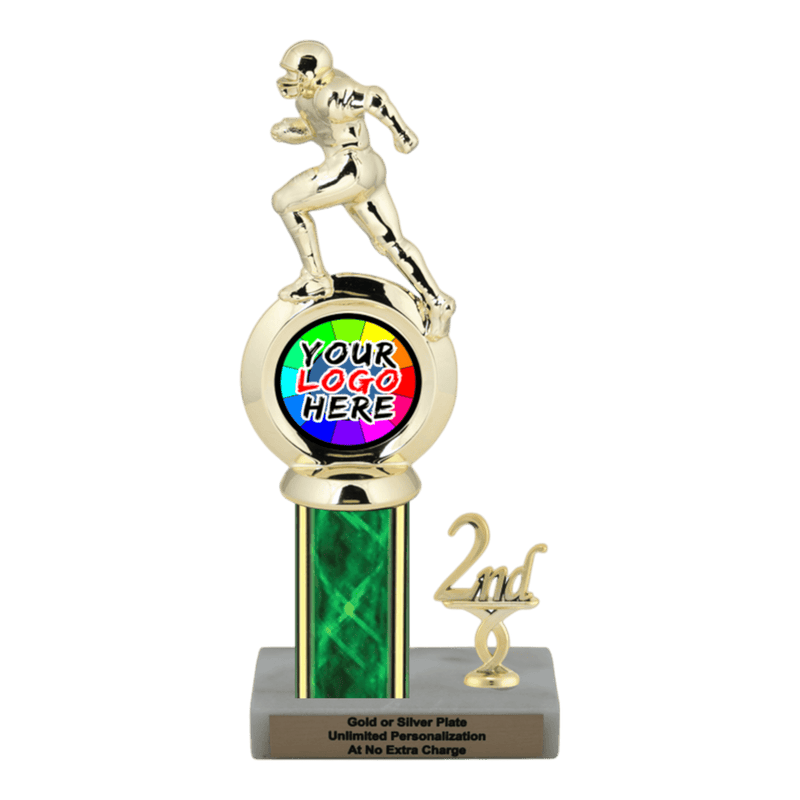 Customizable Insert Football Trophy - Type L Series 35700 - Anderson Trophy Co.