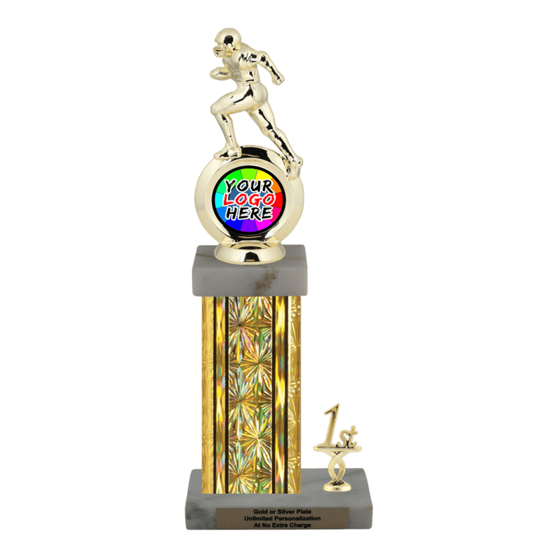 Customizable Insert Football Trophy - Type N Series 35700 - Anderson Trophy Co.