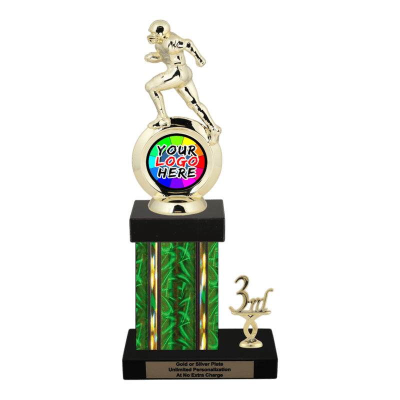 Customizable Insert Football Trophy - Type N Series 35700 - Anderson Trophy Co.