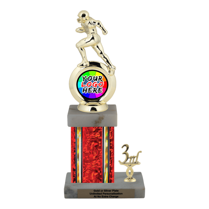 Customizable Insert Football Trophy - Type N Series 35700 - Anderson Trophy Co.