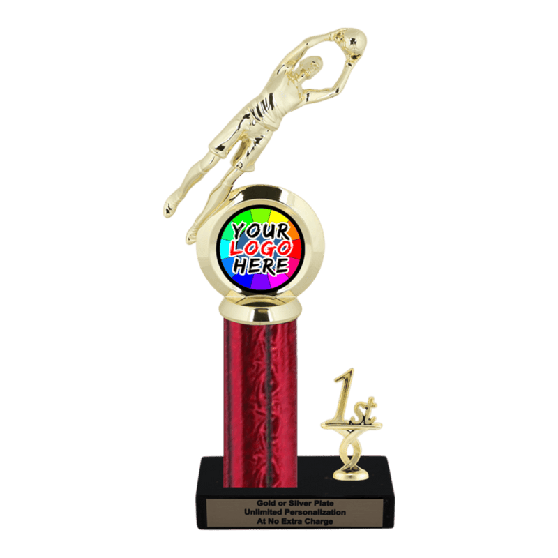 Customizable Insert Soccer Goal Keeper Trophy - Type L Series 35742 - Anderson Trophy Co.