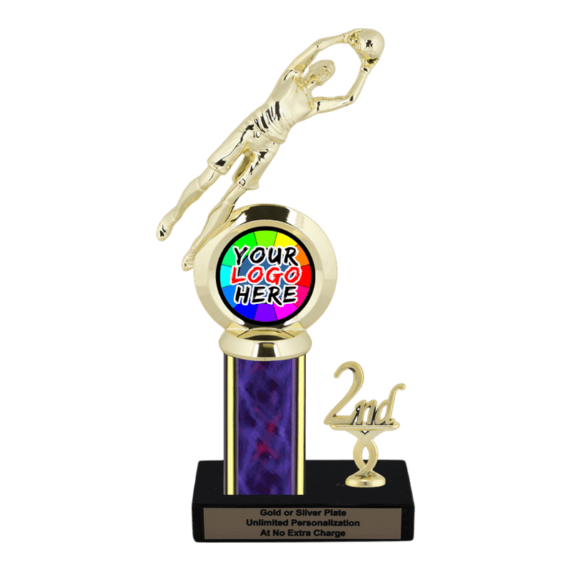 Customizable Insert Soccer Goal Keeper Trophy - Type L Series 35742 - Anderson Trophy Co.