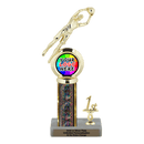 Customizable Insert Soccer Goal Keeper Trophy - Type L Series 35742 - Anderson Trophy Co.