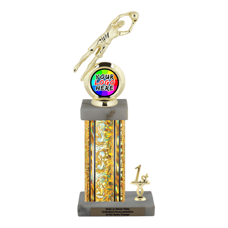 Customizable Insert Soccer Goal Keeper Trophy - Type N Series 35742 - Anderson Trophy Co.