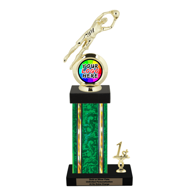 Customizable Insert Soccer Goal Keeper Trophy - Type N Series 35742 - Anderson Trophy Co.