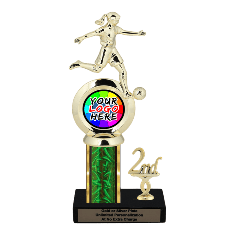 Customizable Insert Soccer Trophy - Type L Series 35715 - Anderson Trophy Co.