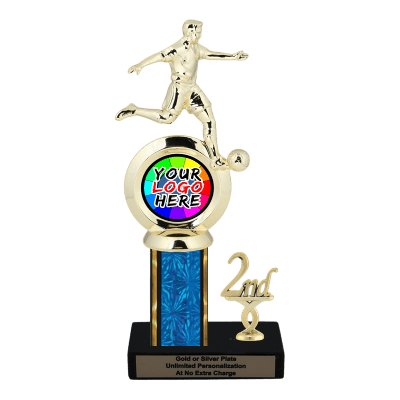 Customizable Insert Soccer Trophy - Type L Series 35715 - Anderson Trophy Co.